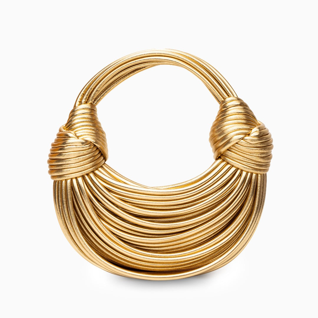 bags : Amanda | Exclusieve Elegante Handtas in Goud van Pantino