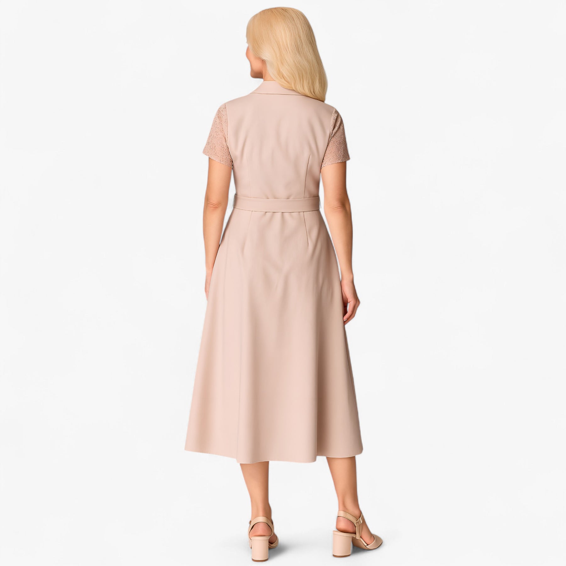 Women's Dress : Marsha | Dames Casual V-Hals Zomerjurk in van Pantino