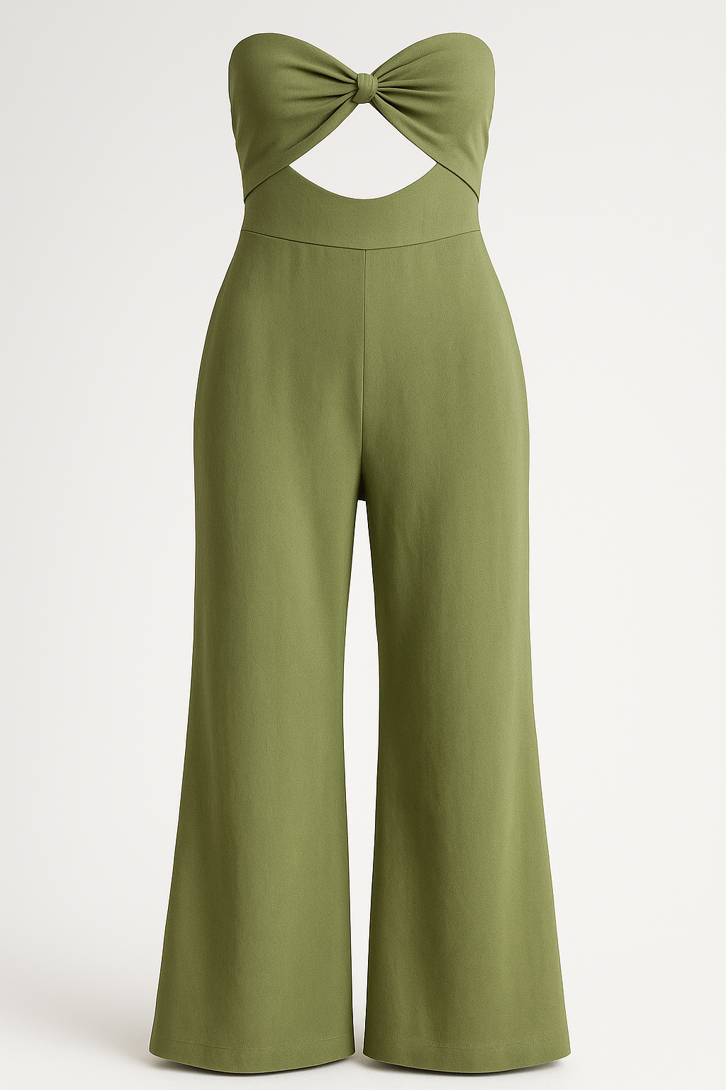 Jumpsuits en Rompers : Brenda | Dames Elegante Jumpsuit voor Elke Gelegenheid in Salie van Pantino