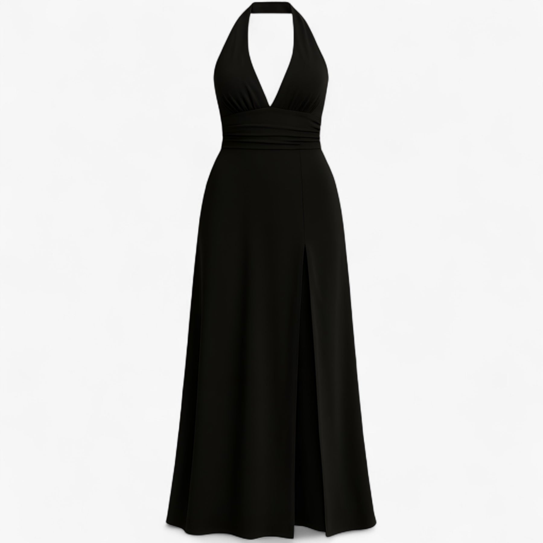 Women's Dress : Alice | Dames Elegante Zomerjurk Zonder Mouwen in Zwart van Pantino