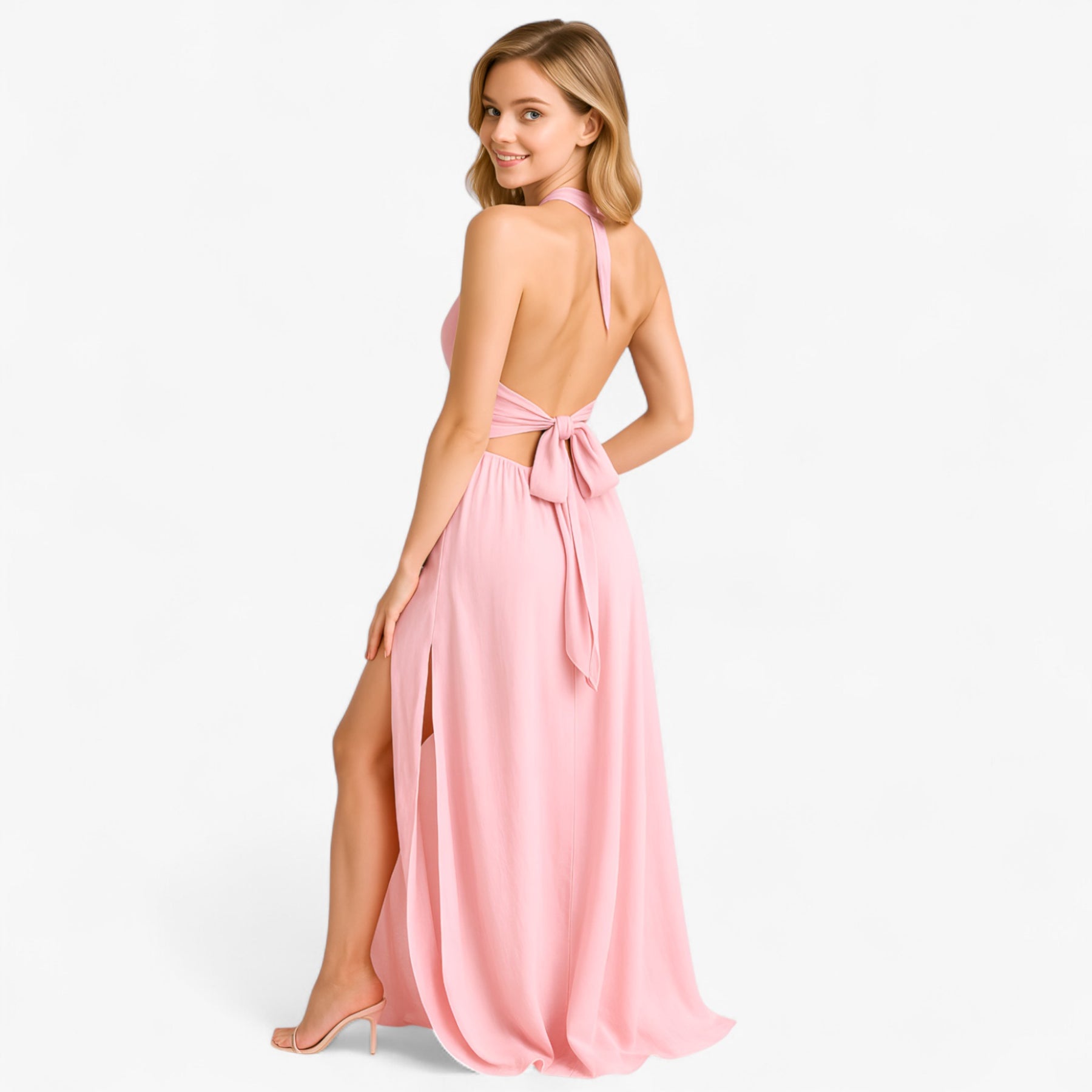 Women's Dress : Alice | Dames Elegante Zomerjurk Zonder Mouwen in van Pantino