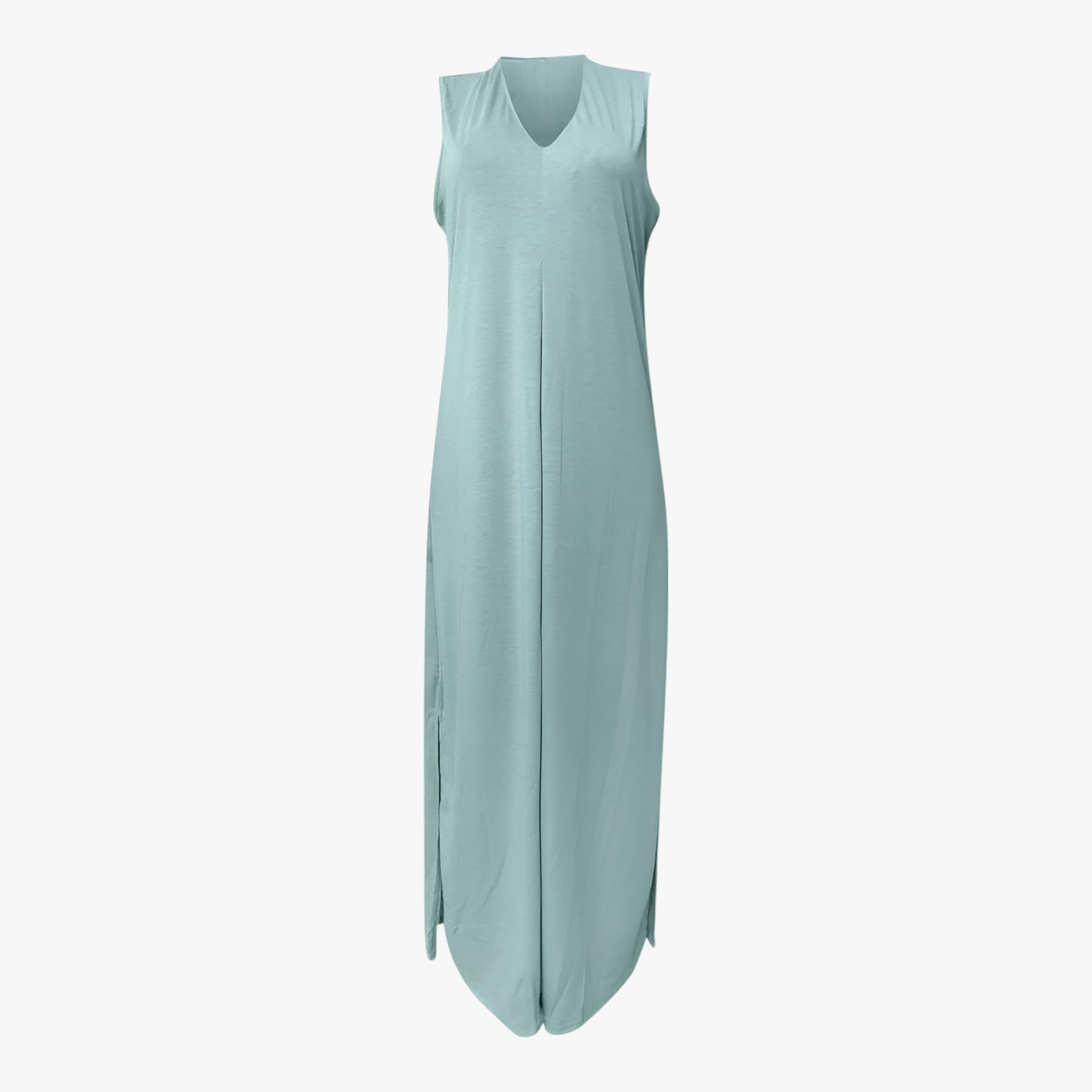 (Pinterest) Jurken : Helen | Dames Lange Zomerjurk met vest in Groen van Pantino
