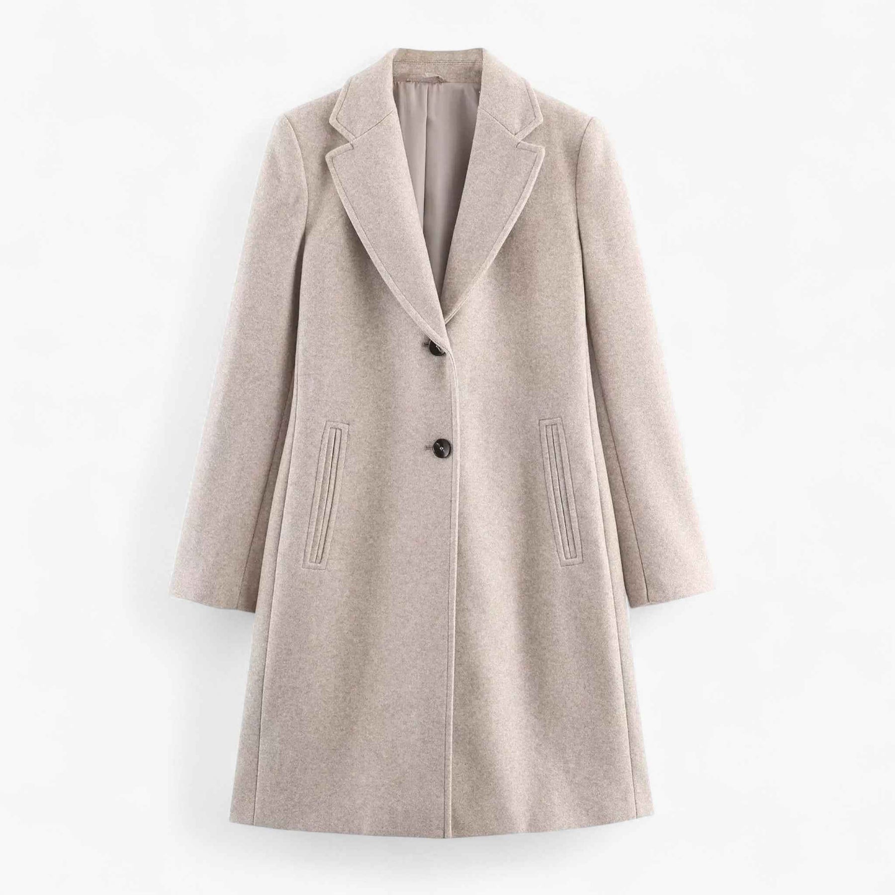 Patricia | Dames Vintage Elegante Jas met Schoudervulling