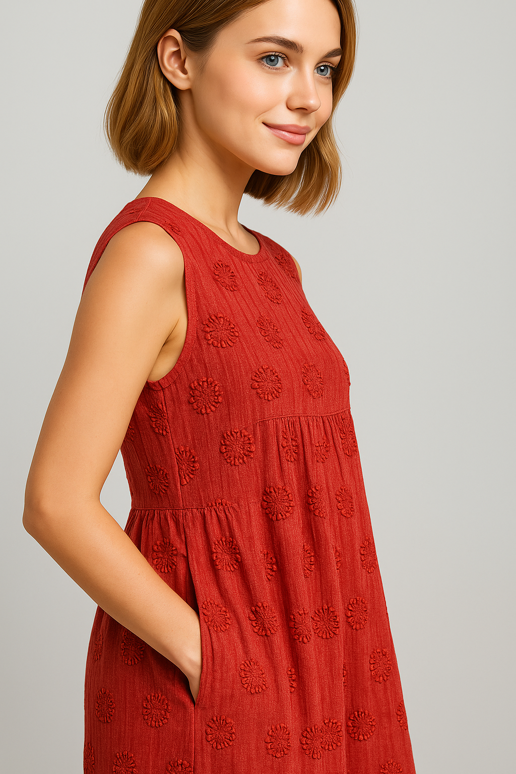 (Pinterest) Jurken : Bethany | Dames Zomerjurk met Zakjes in van Pantino