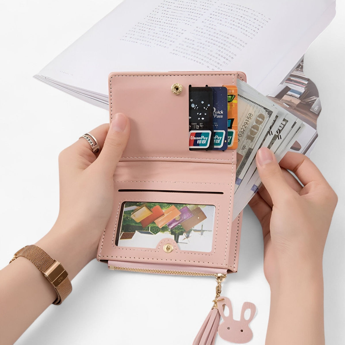 bags : Sofia | Opvouwbare damesportemonnee met kaarthouder in van Pantinoshop