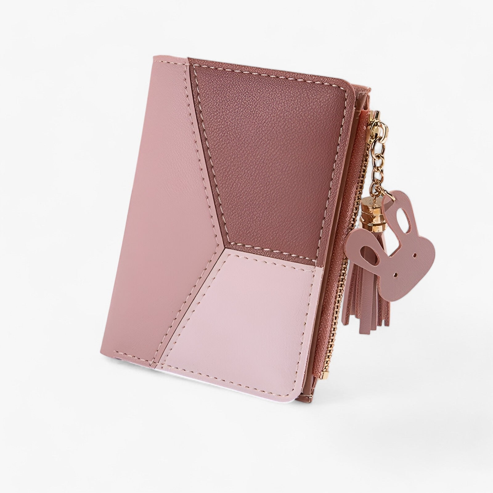 bags : Sofia | Opvouwbare damesportemonnee met kaarthouder in Roze van Pantinoshop