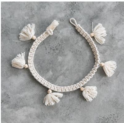 home & garden : Decoratief Macramé Touw in Witte kwast van Pantino