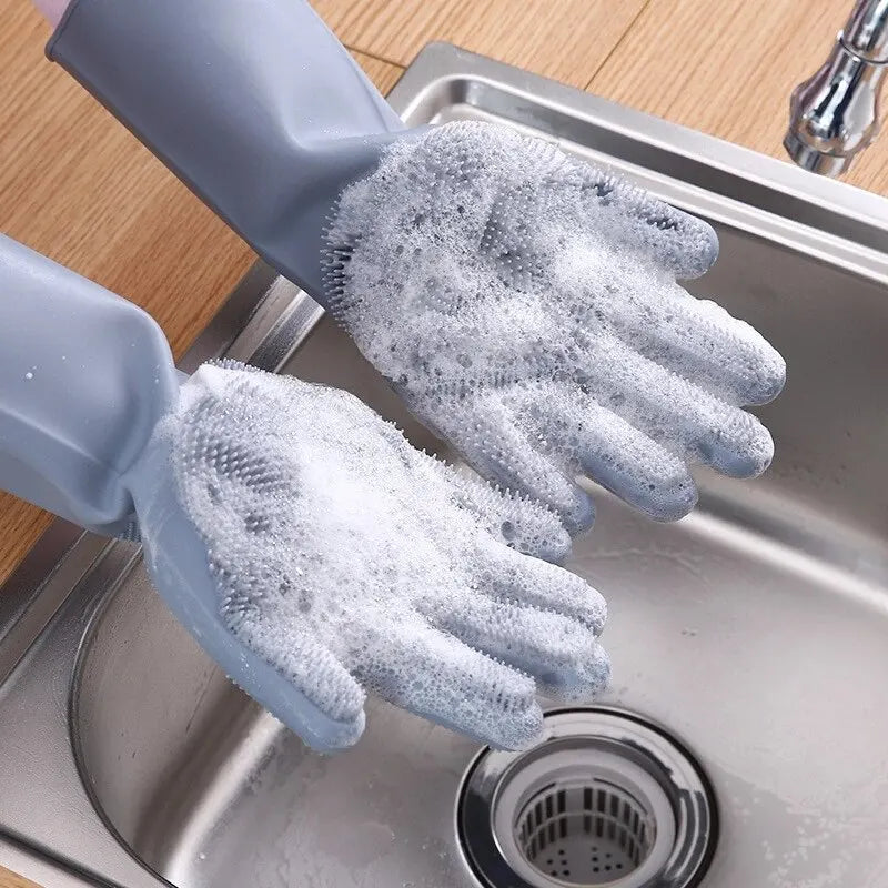 home & garden : DishScrub | Makkelijk schoonmaken | Scrubhandschoenen in van Pantino