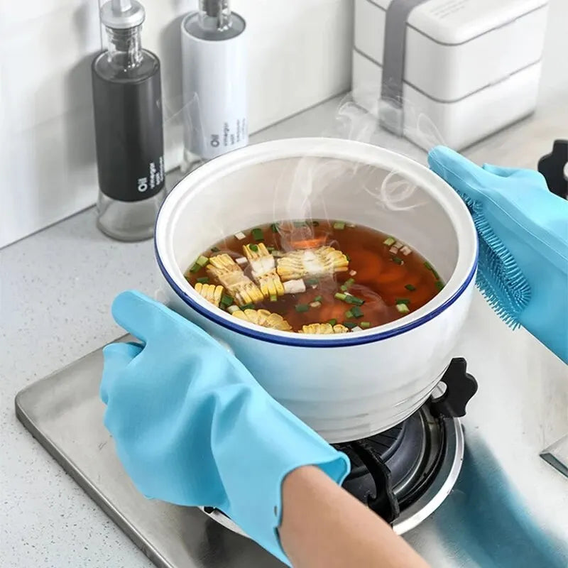 home & garden : DishScrub | Makkelijk schoonmaken | Scrubhandschoenen in van Pantino
