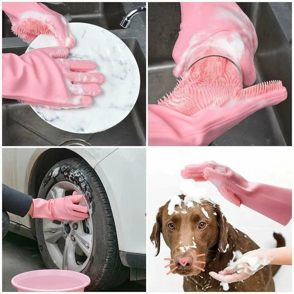 home & garden : DishScrub | Makkelijk schoonmaken | Scrubhandschoenen in van Pantino