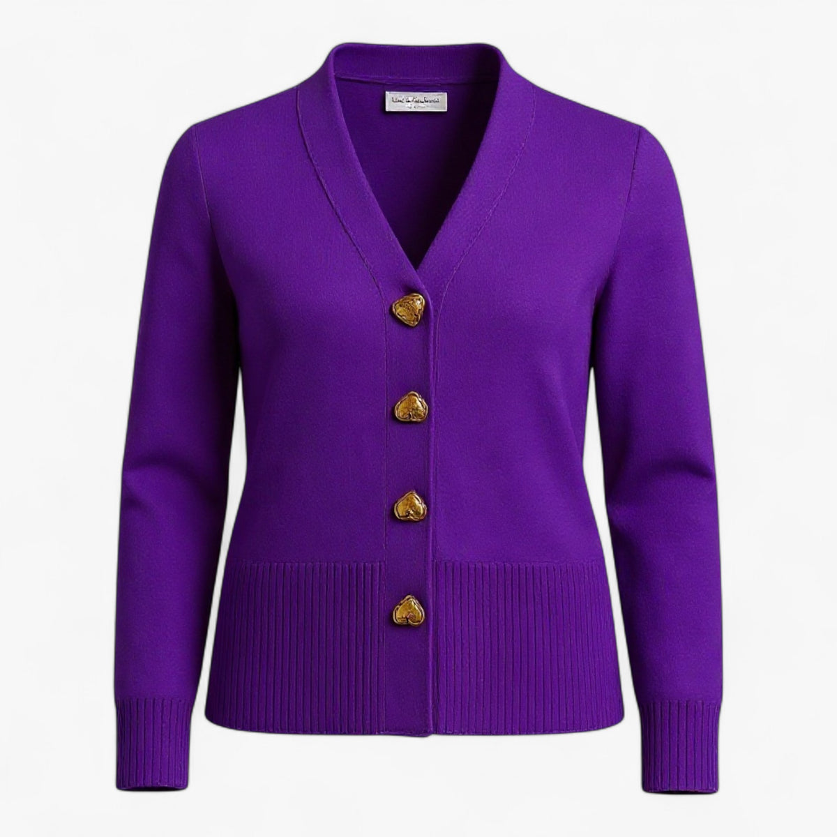 Clothes : Doretta | Comfortabele wollen trui voor dames in Paars van Pantino