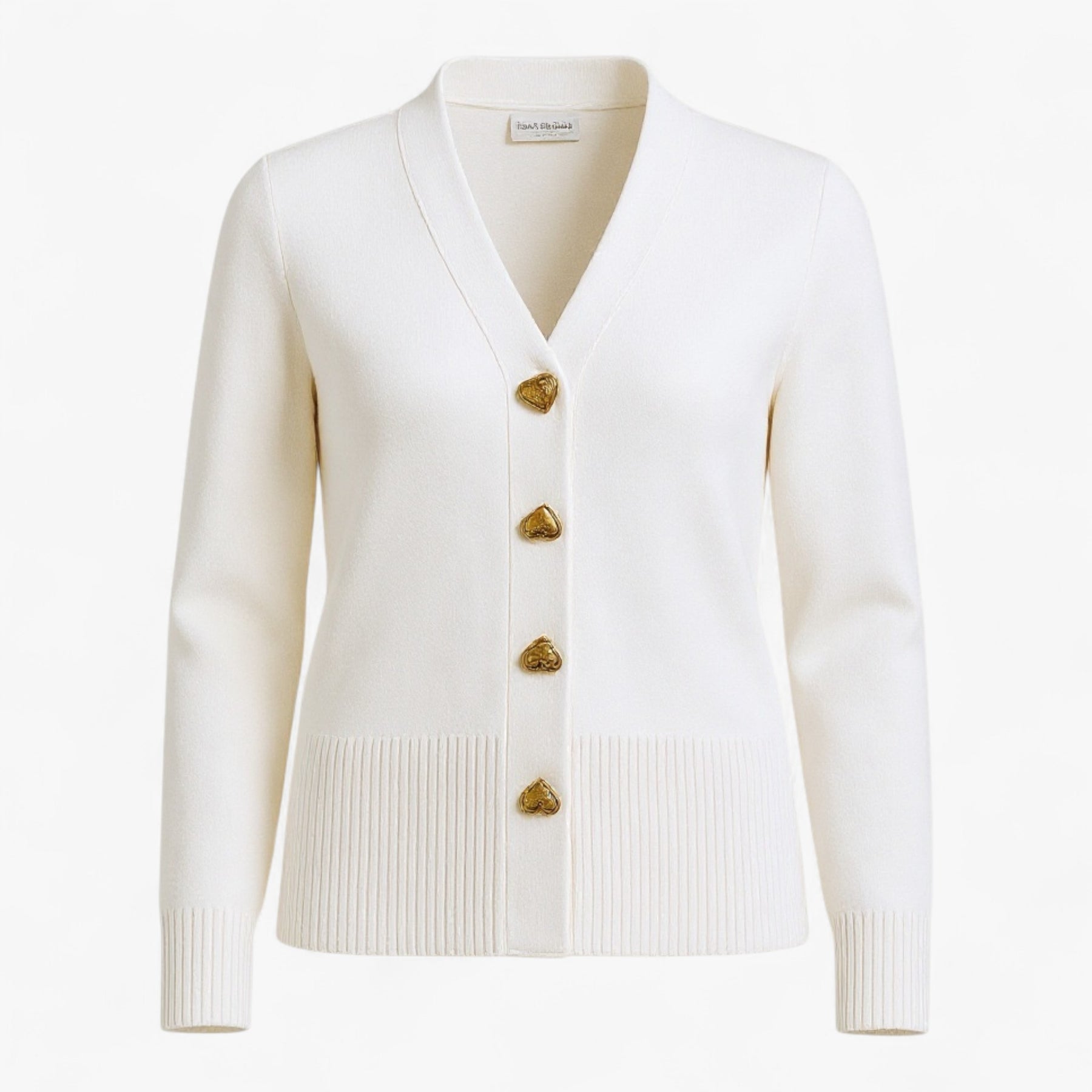 Clothes : Doretta | Comfortabele wollen trui voor dames in Wit van Pantino