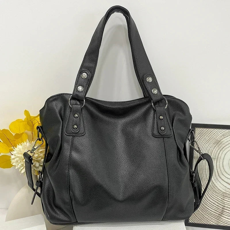 bags : YVONNE - Leren hobo-schoudertas voor dames in van Pantino