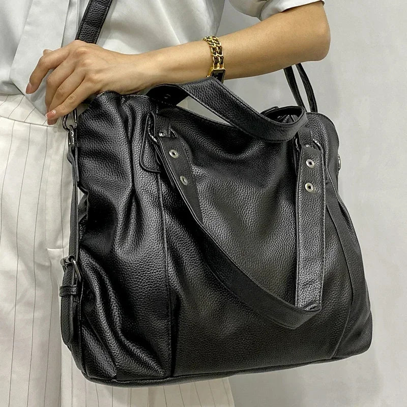 bags : YVONNE - Leren hobo-schoudertas voor dames in van Pantino