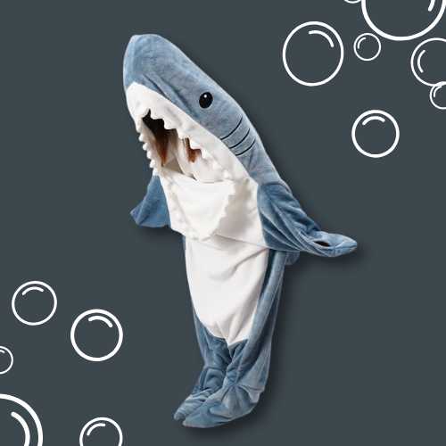 home & garden : SharkieCuddle™ | Gezellige Vissenvin Deken in van Pantinoshop