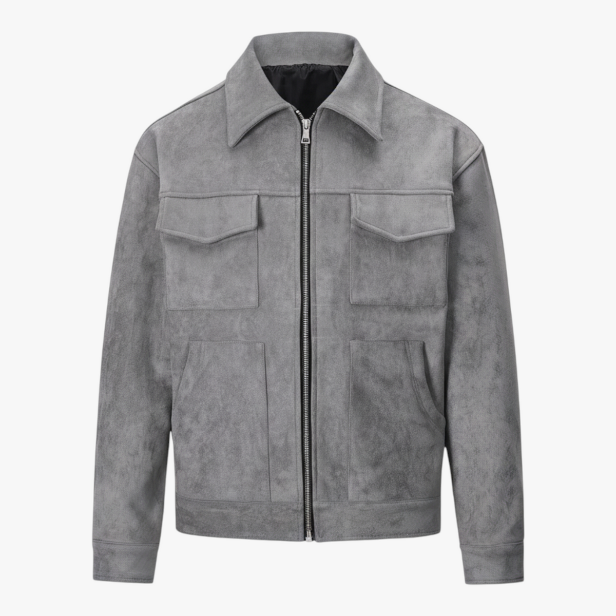 Herenjassen en -jassen : Gino | Heren Casual Multi Pocket Jas in Grijs van Pantino