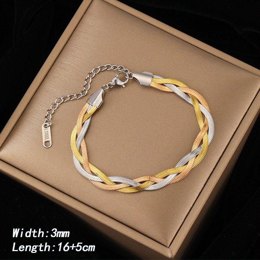accessories : Olivia Visgraat Set Ketting en Armband in van Pantino