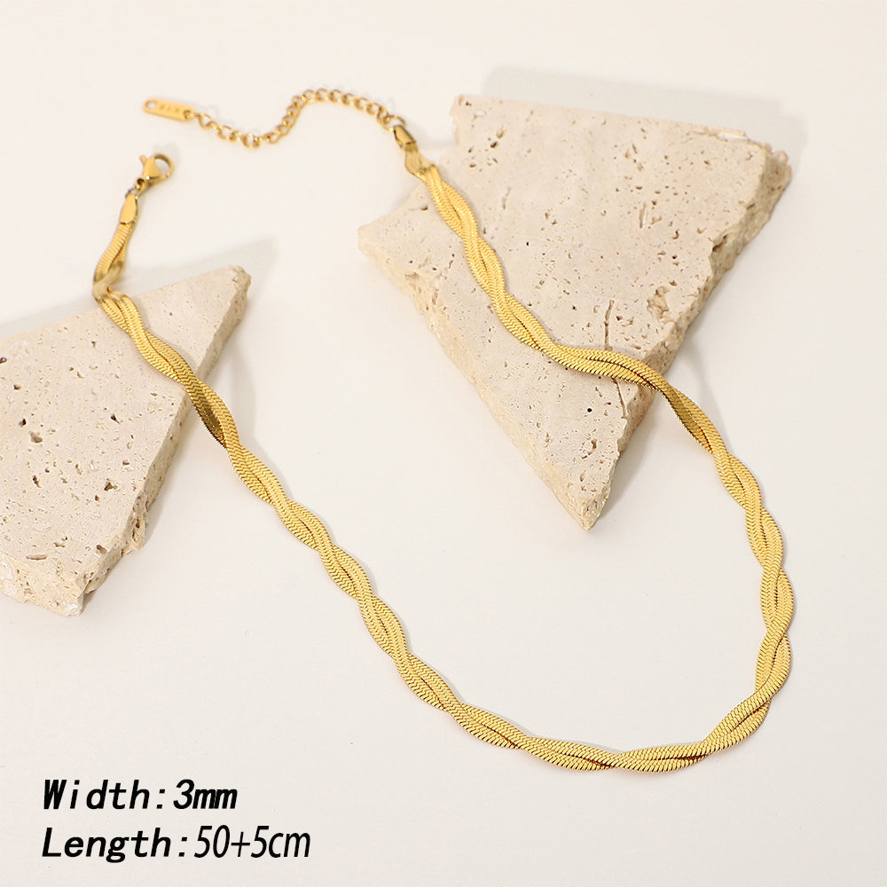 accessories : Olivia Visgraat Set Ketting en Armband in van Pantino