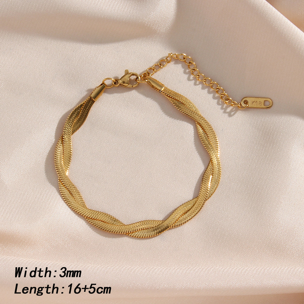 accessories : Olivia Visgraat Set Ketting en Armband in van Pantino