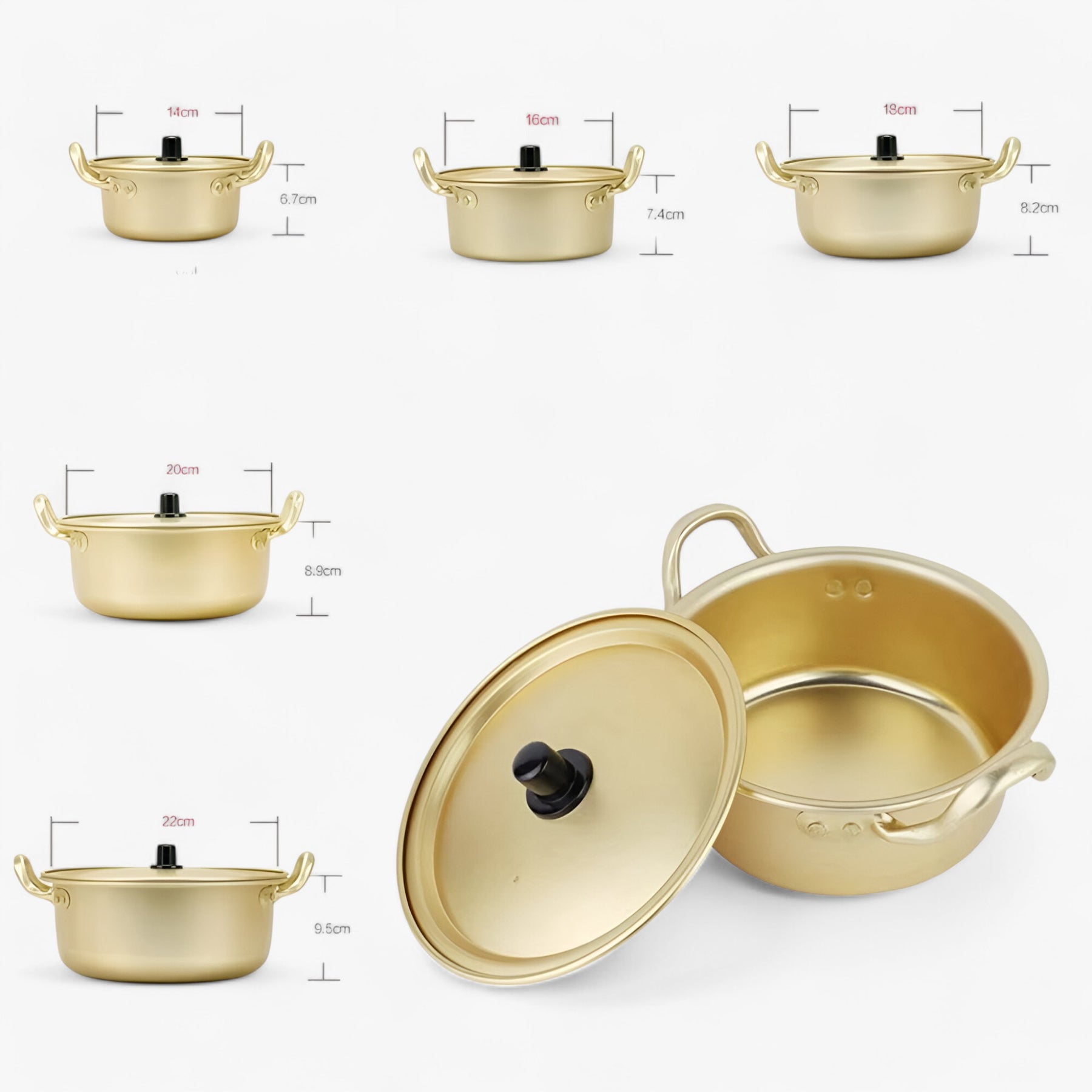 home & garden : Hana | Gouden Noodle Pot in van Pantinoshop