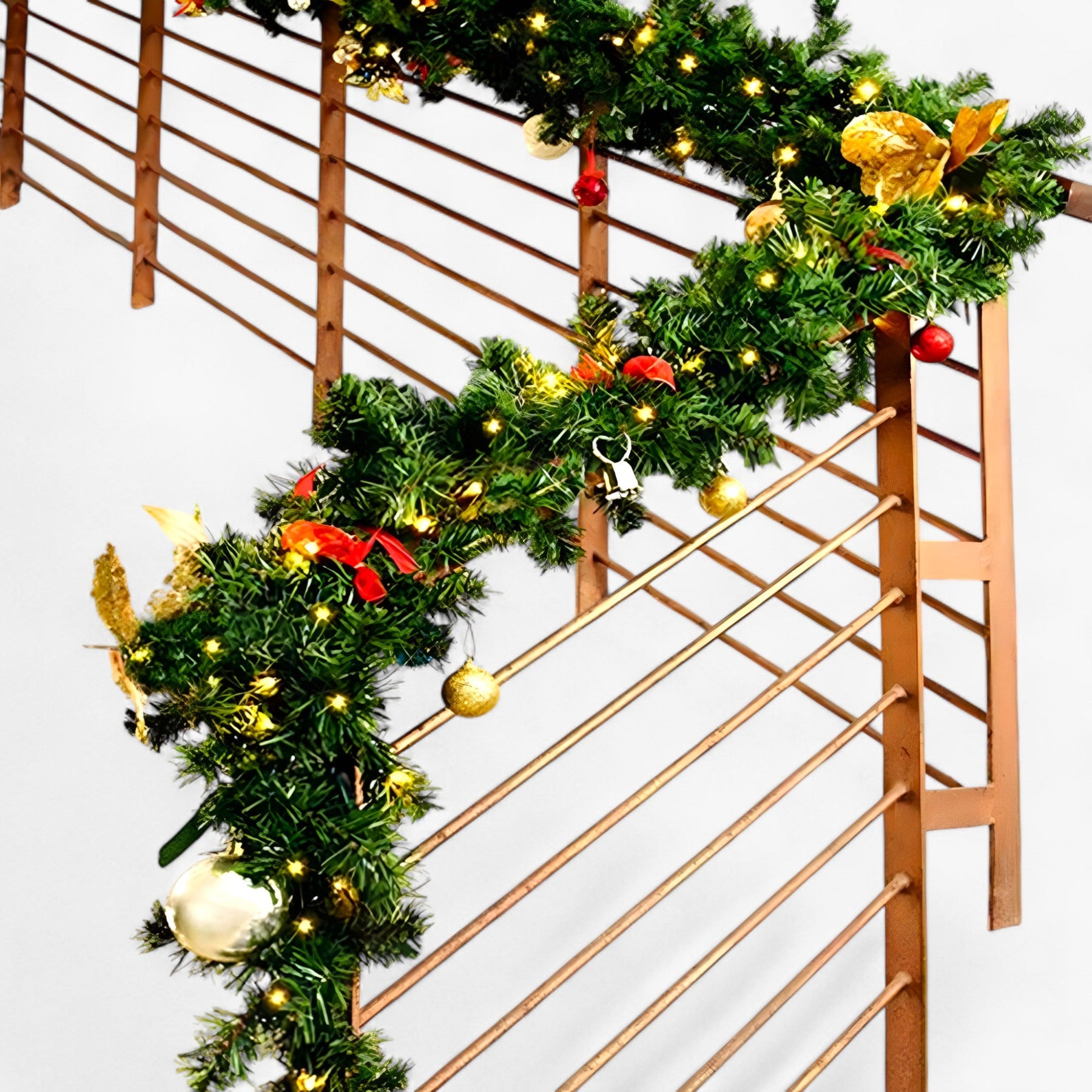 home & garden : Kerstkrans 2,7M - Elegante Vakantie Decoratie in van Pantino