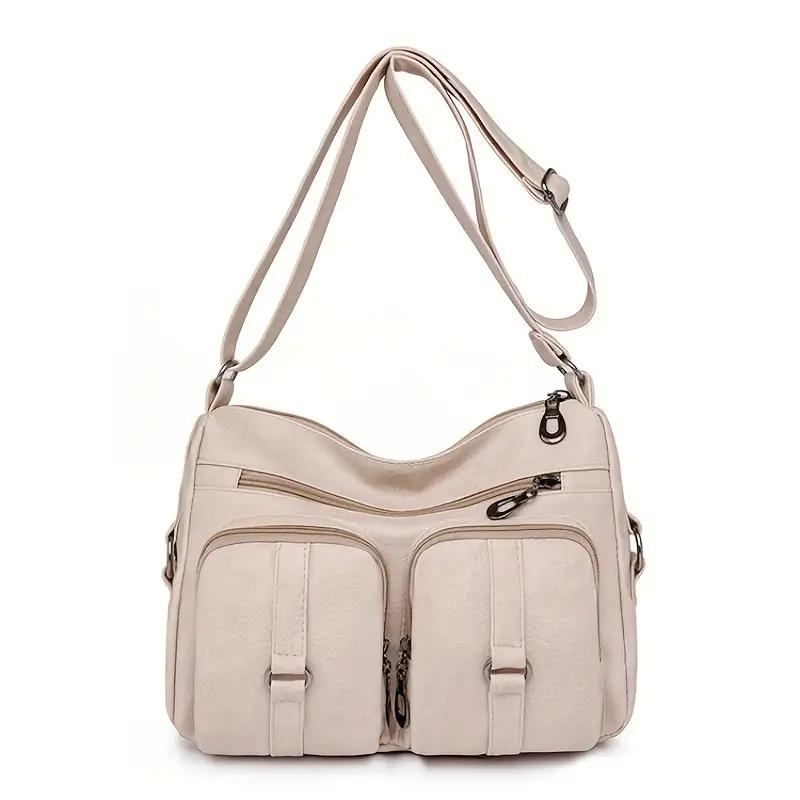bags : Gwyneth Cargo Tas | Vrouwen tas met meerdere zakken in Crèmewit van Pantino
