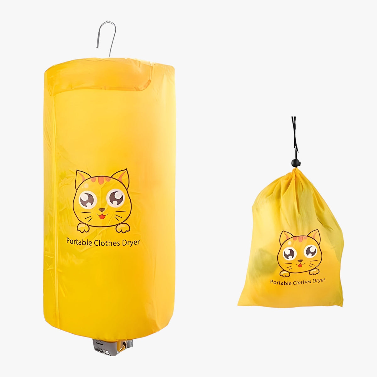 home & garden : Elio | Opvouwbare Kleiderstandaard - Snelle en Praktische Droogoplossing voor Thuis en op Reis in Geel van Pantinoshop