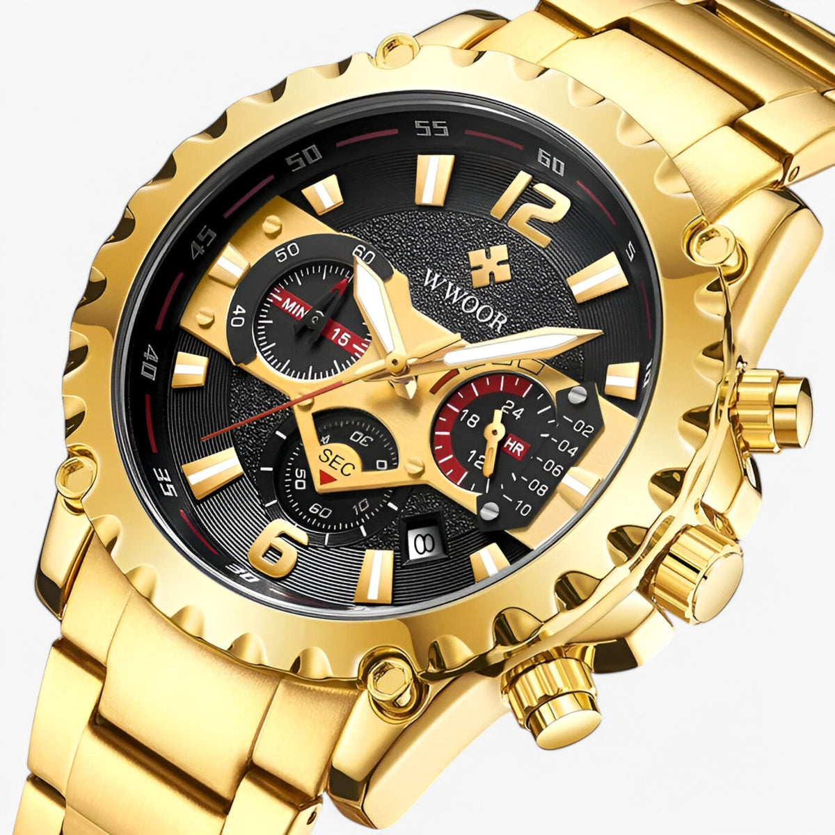 watches : Cleo | Luxe chronograafhorloge van roestvrij staal in van Pantinoshop