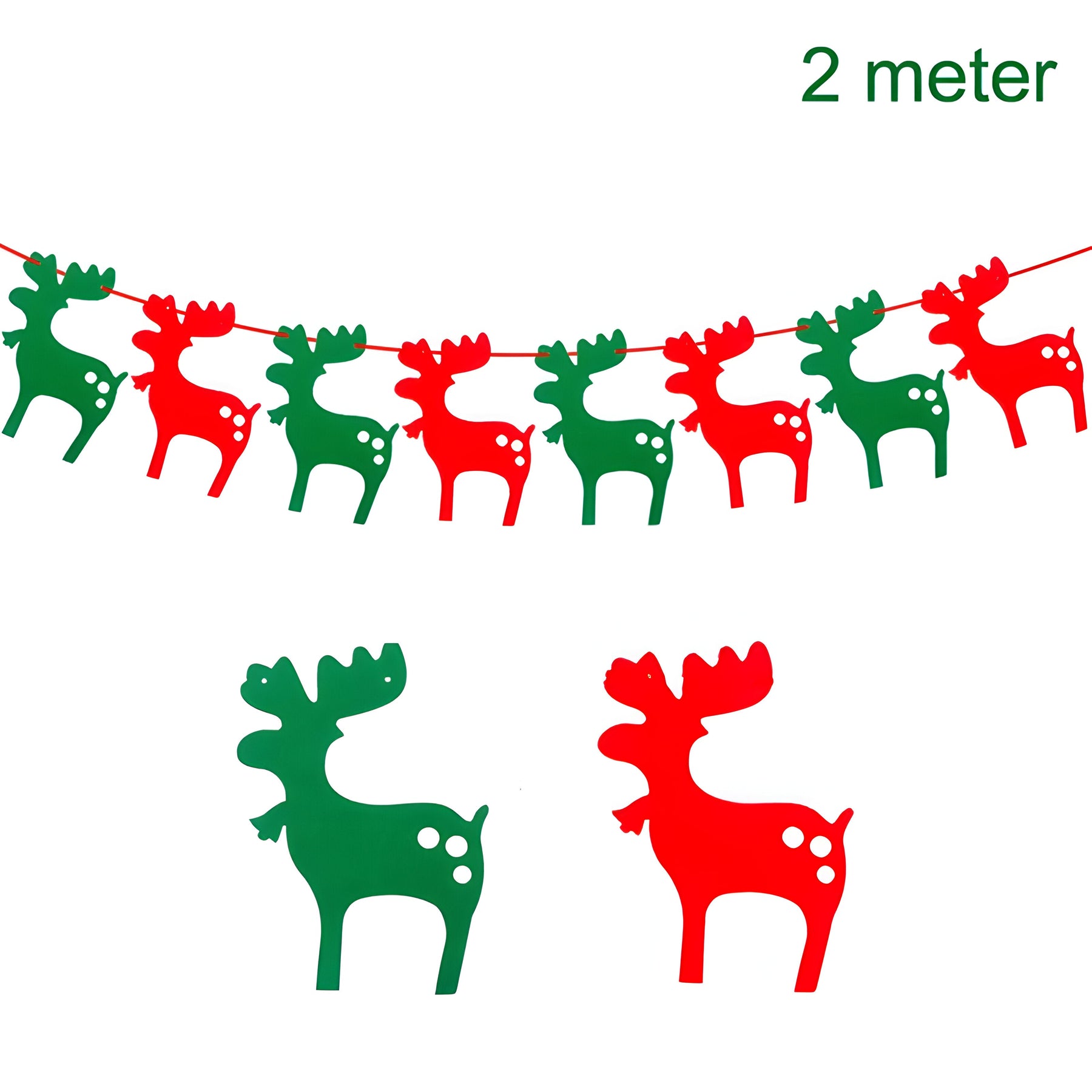 home & garden : VrolijkBanner | Kerstbannerslinger - Voeg een feestelijk tintje toe aan uw huis in 5 van Pantino