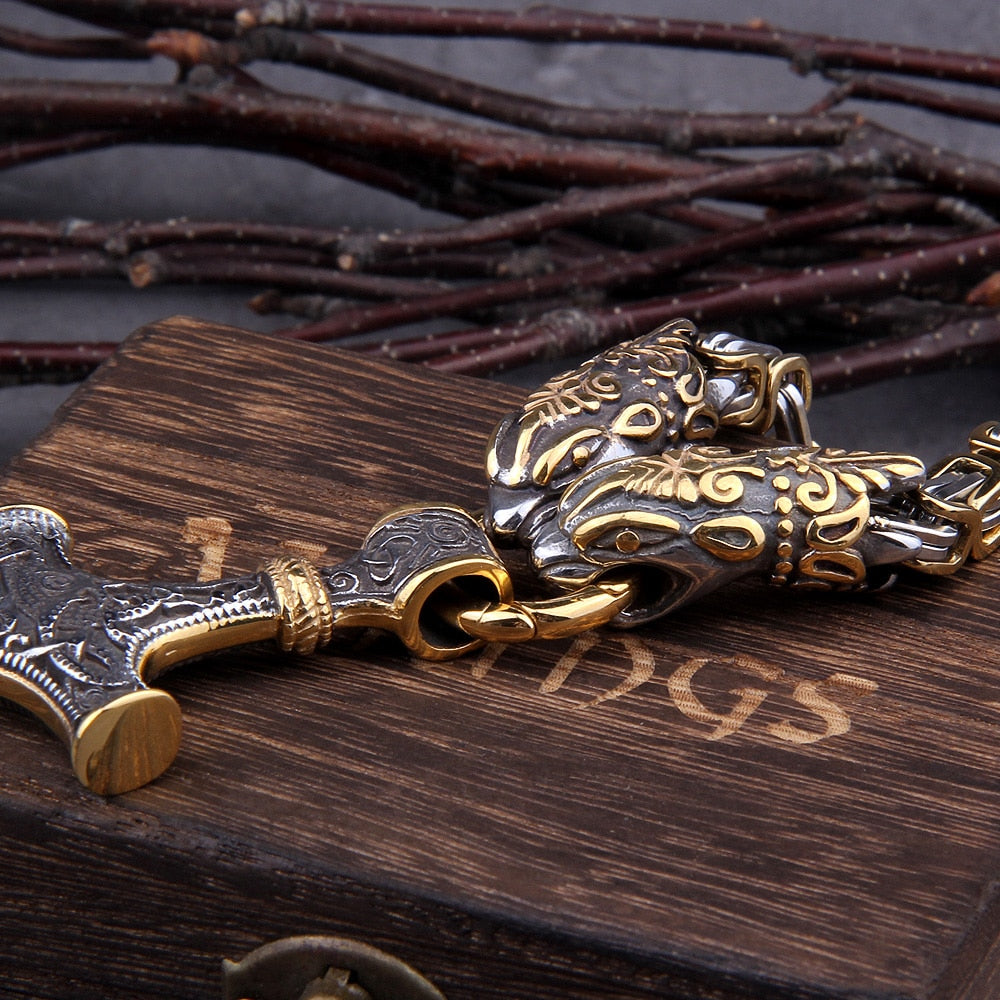 accessories : Dragon Head Ketting Viking 2021 | NIEUW in van Pantino