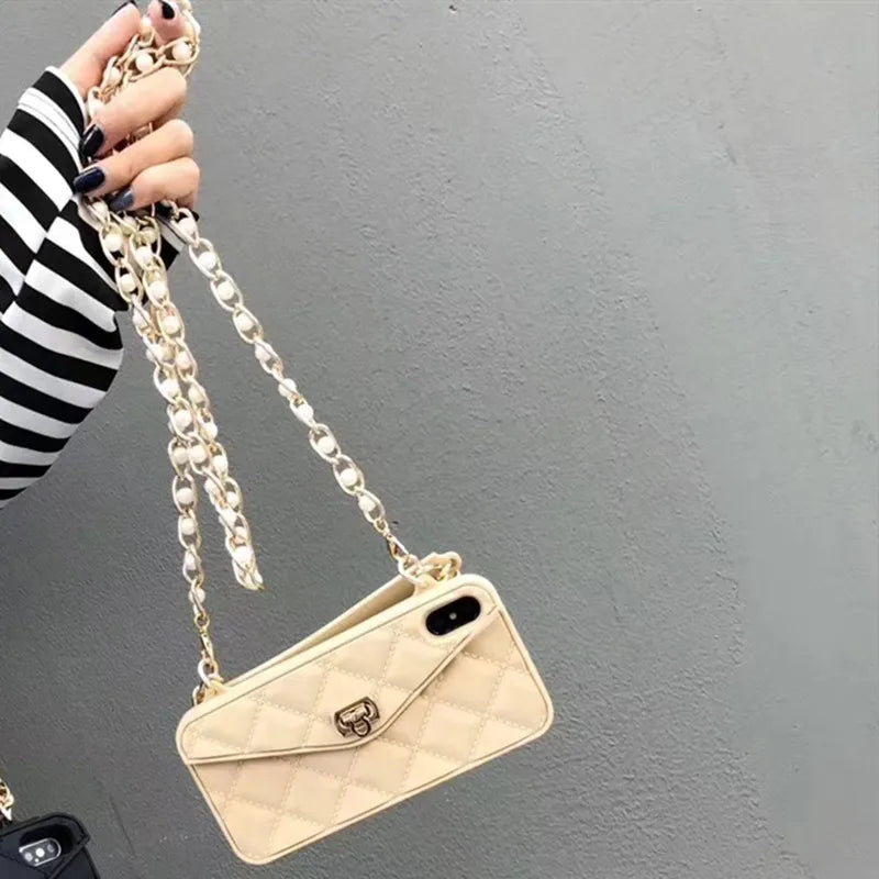 accessories : RIZIA™ | Tas Telefoonhouder voor iPhone in Beige van Pantino