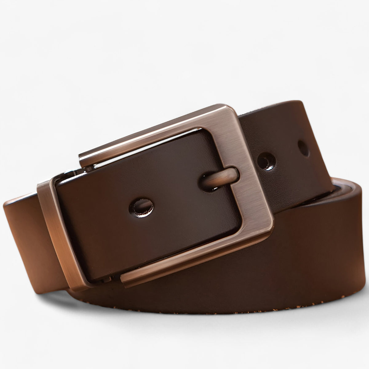 accessories : Lucas | Stijlvolle Leren Forenzenriem in zwart van Pantino