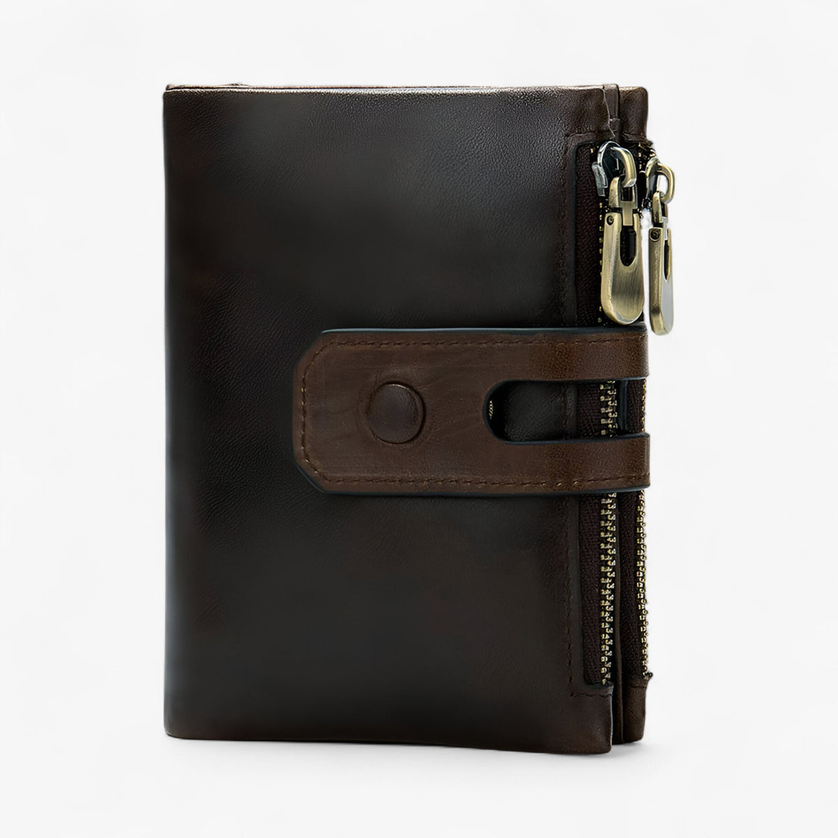 bags : Kleine Leren Portemonnee – Stijlvol en Duurzaam in Bruin van Pantino