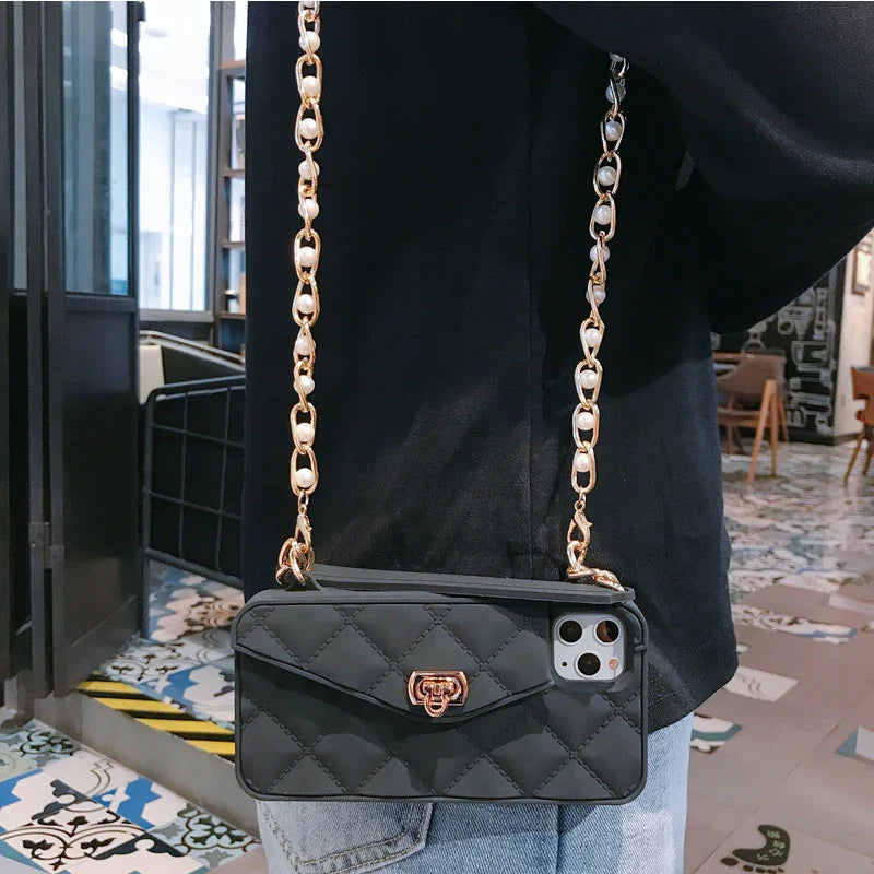 accessories : RIZIA™ | Tas Telefoonhouder voor iPhone in Zwart van Pantino