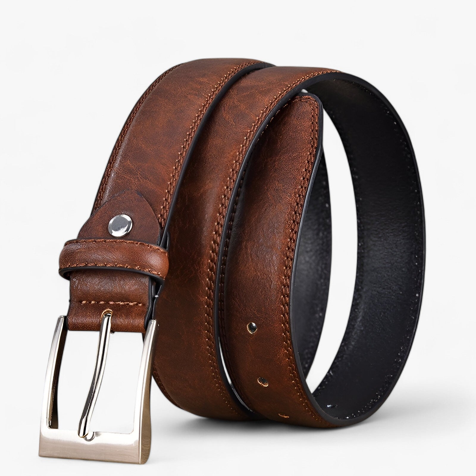 men's fashion : Nash | Stijlvolle Bruine Jeansriem in van Pantinoshop