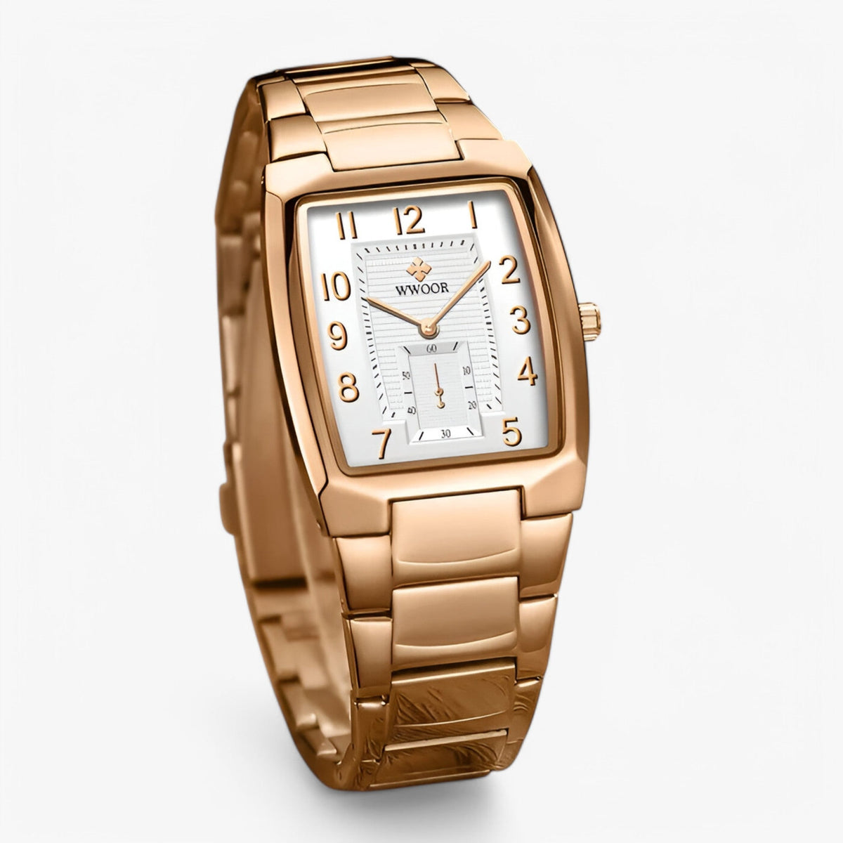 watches : Rashid | Luxe Vierkant Roestvrijstalen Horloge in van Pantinoshop