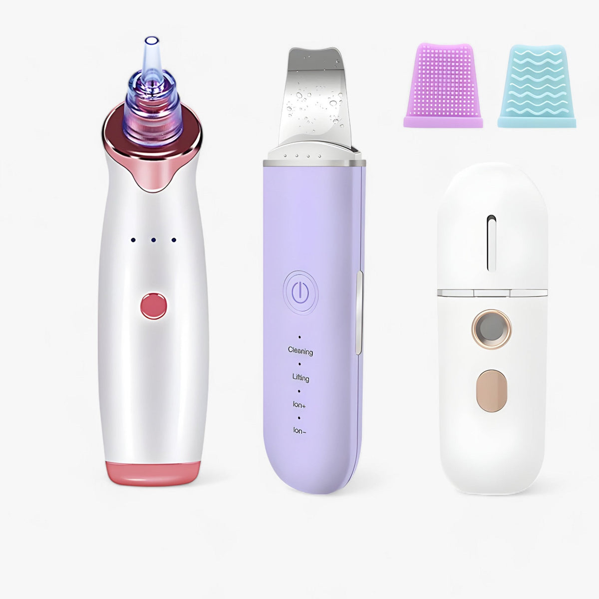 accessories : SkinScrub Pro | Ultrasone Gezichtsspatel - Tool voor Gezichtsversteviging en Verwijdering van Mee-eters in Violet Ensemble 2 van Pantinoshop