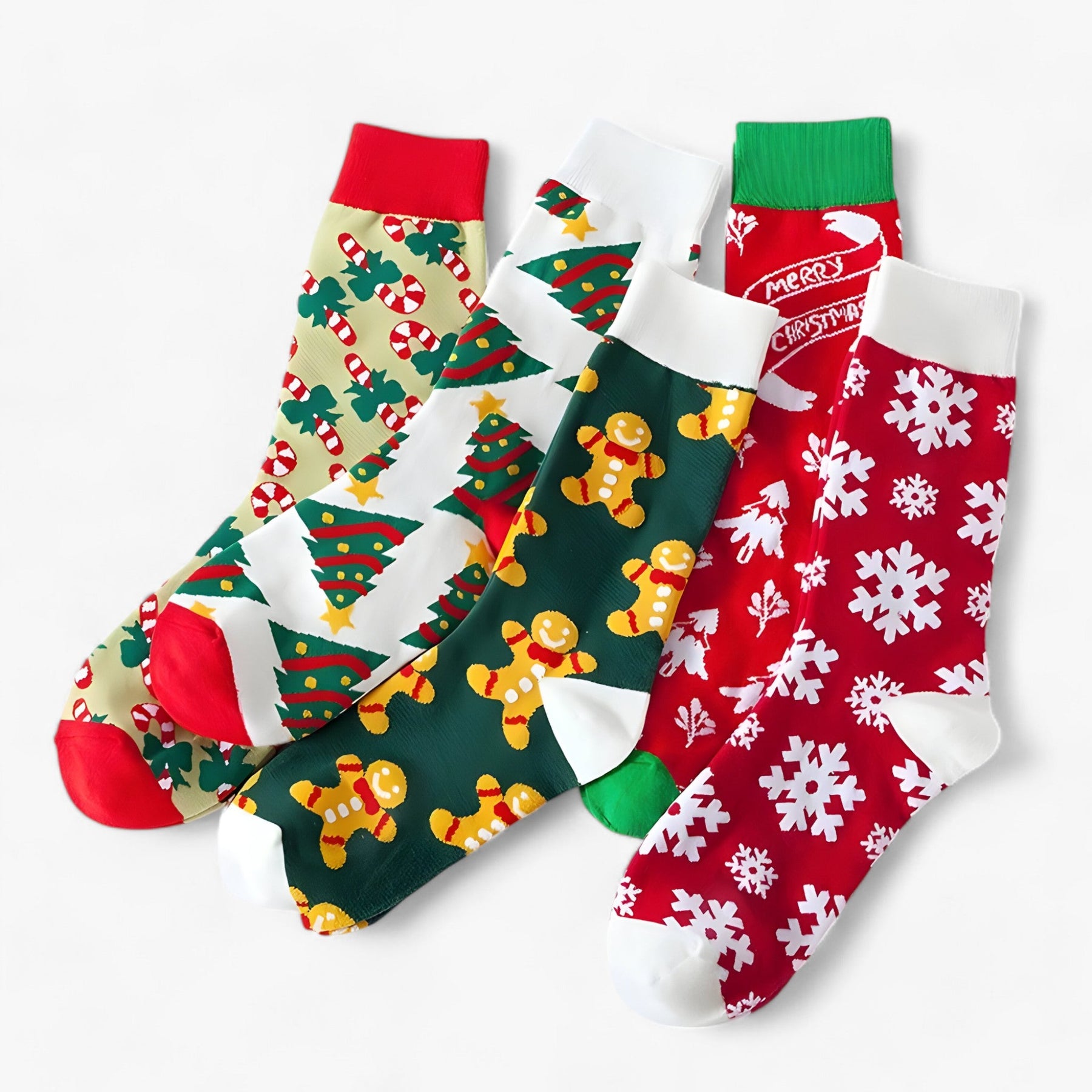 accessories : Tally | Cartoon Wintersokken voor Kerstmis - Comfortabele en leuke cadeaus voor meisjes in van Pantino