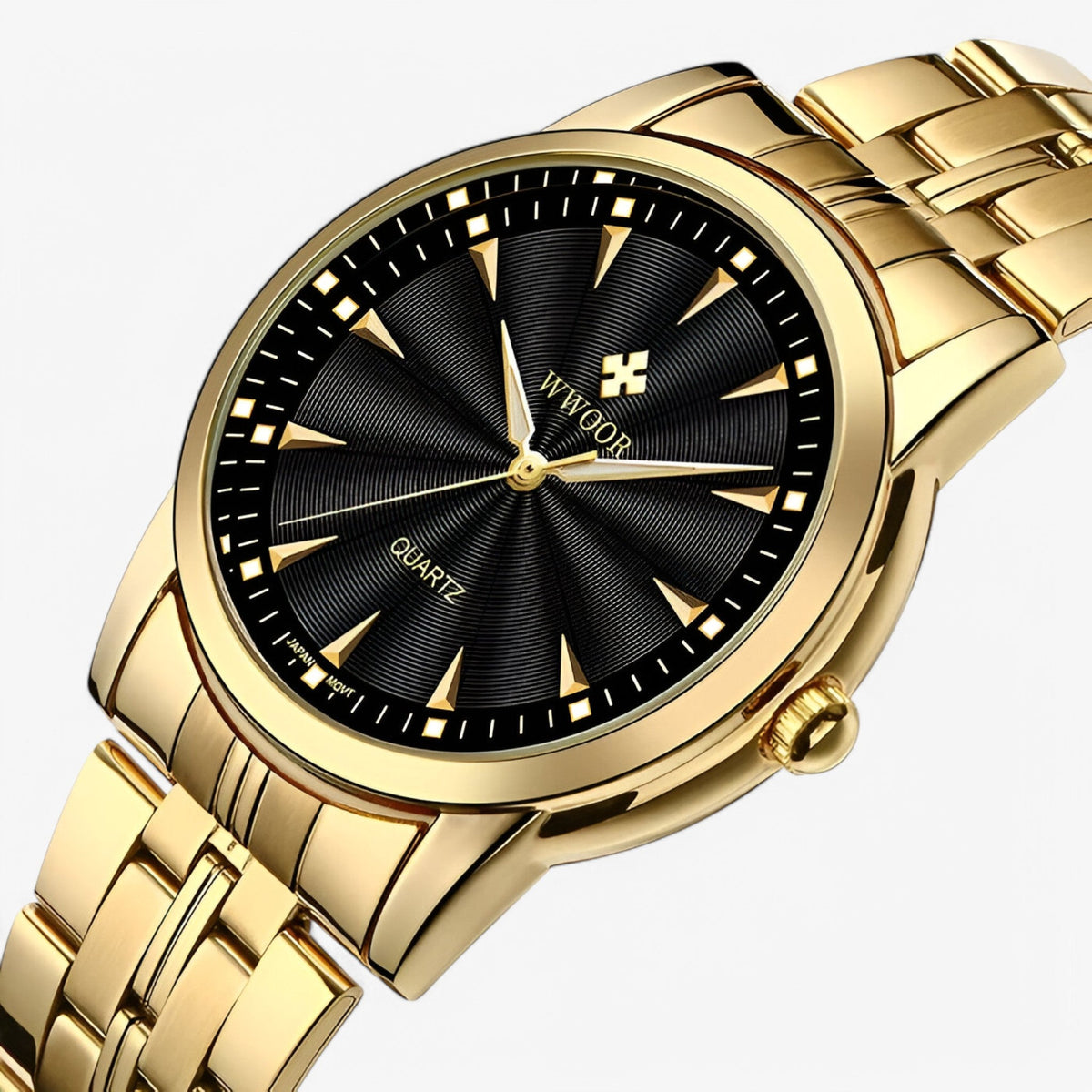 watches : Axel | Luxe roestvrijstalen gouden horloge in van Pantinoshop