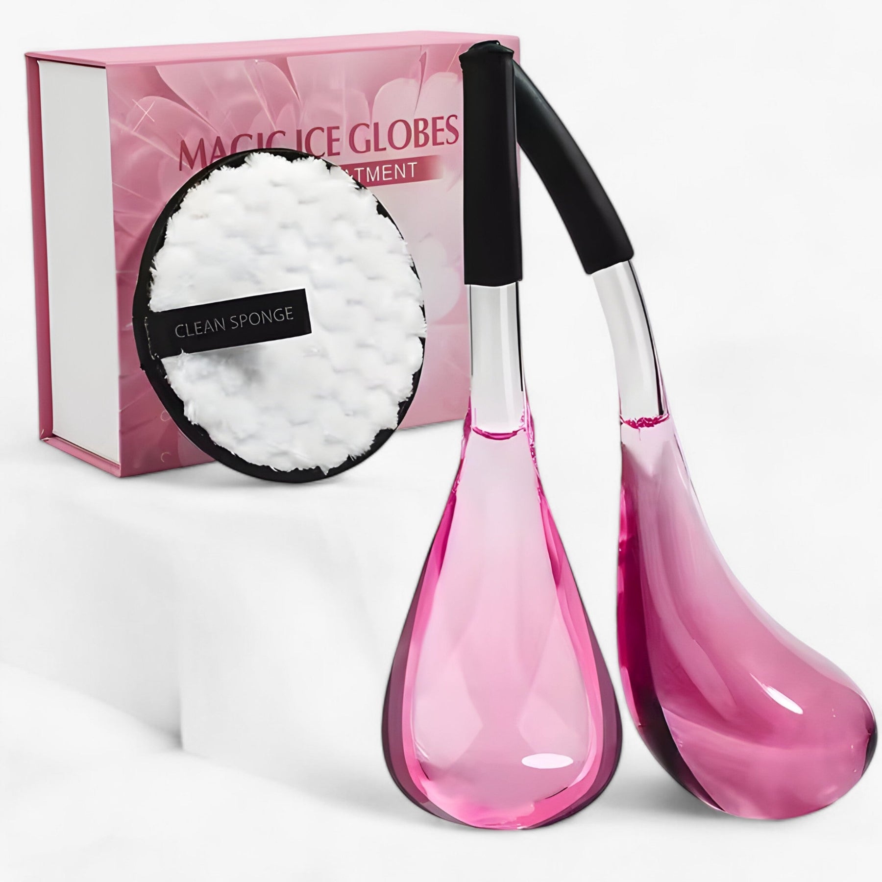 accessories : BeautyCool | Koelende Kristallen Ballen - Energetische Massage voor Gezicht & Ogen, 2st/Doos in UPDATE ROZE van Pantinoshop