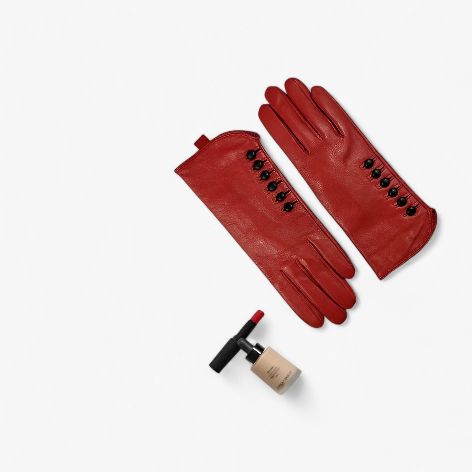 accessories : Myra | Luxe Leren Handschoenen voor Koude Dagen in van Pantino