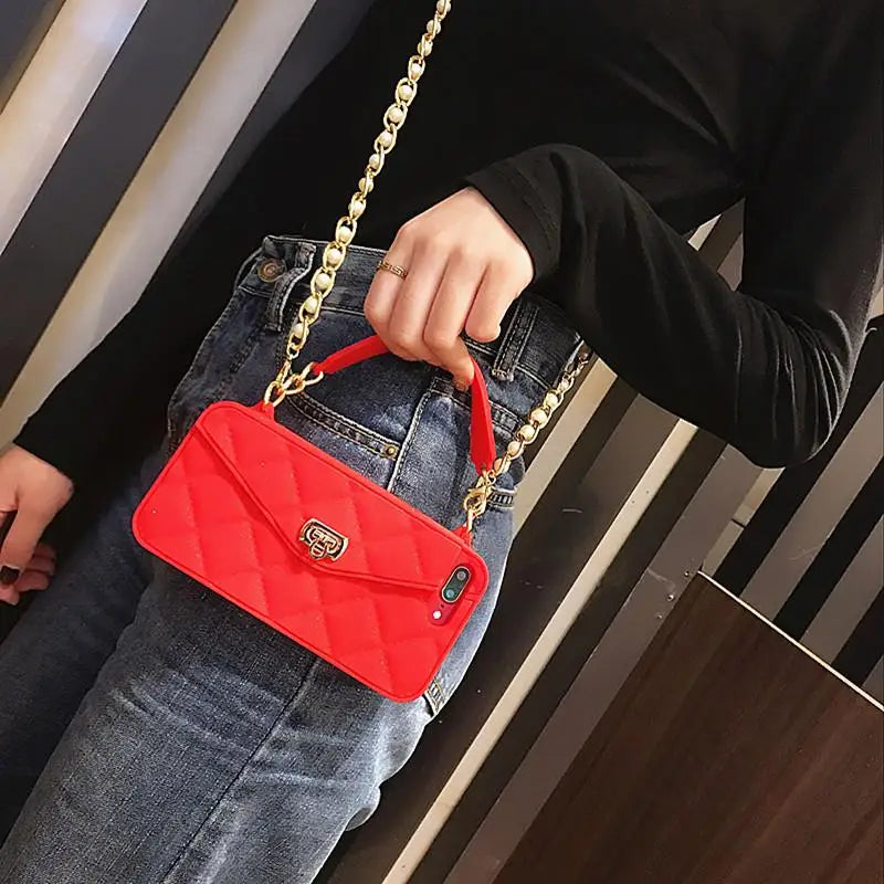 accessories : RIZIA™ | Tas Telefoonhouder voor iPhone in Rood van Pantino