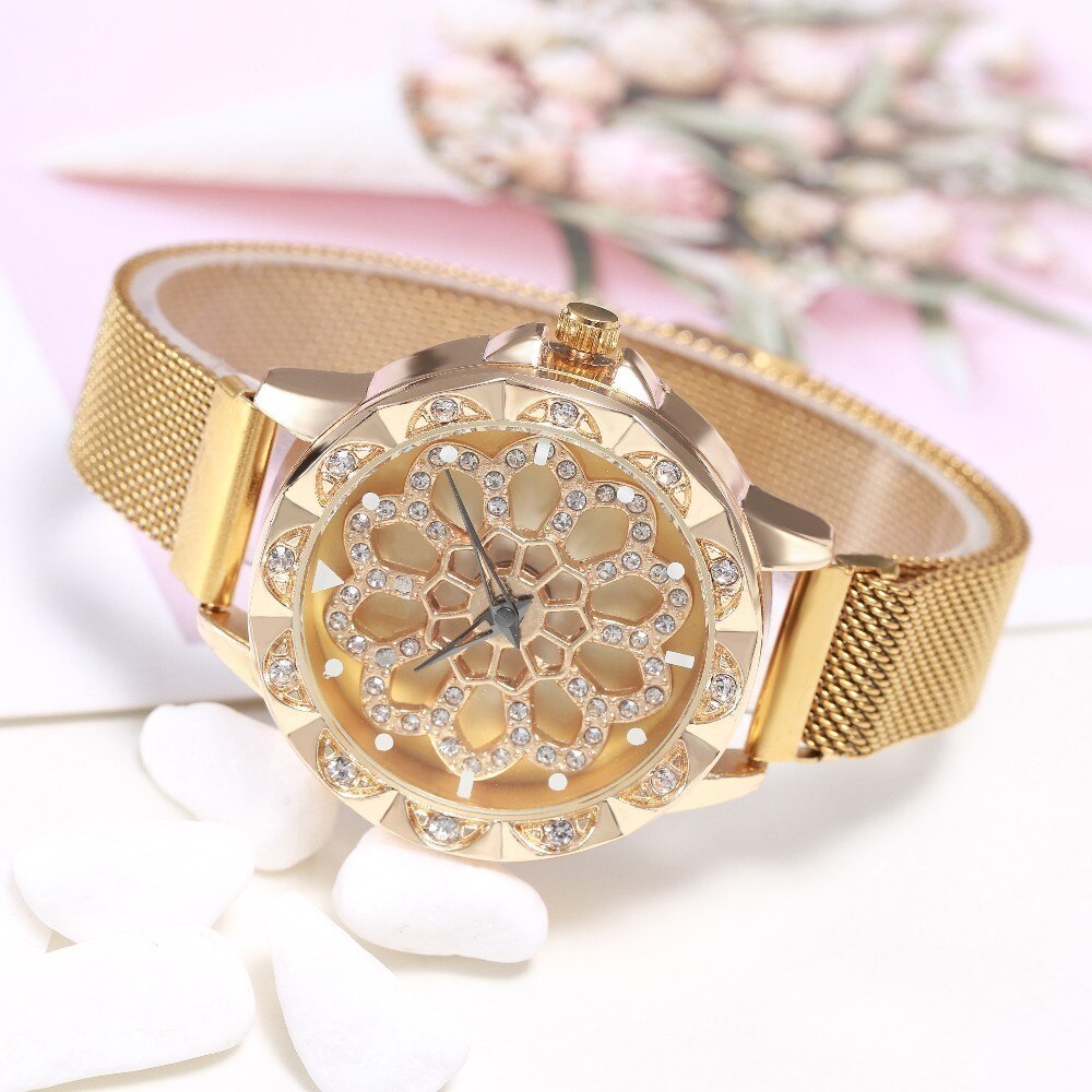 watches : Flower Watch Bloem Horloge in van Pantino