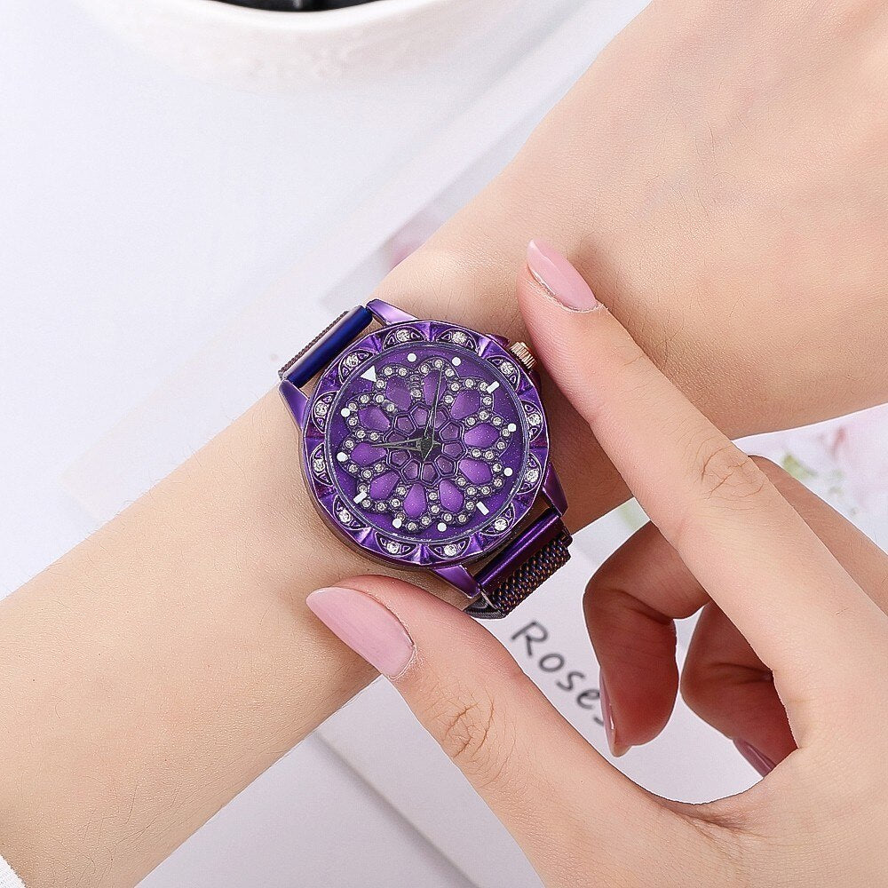 watches : Flower Watch Bloem Horloge in van Pantino