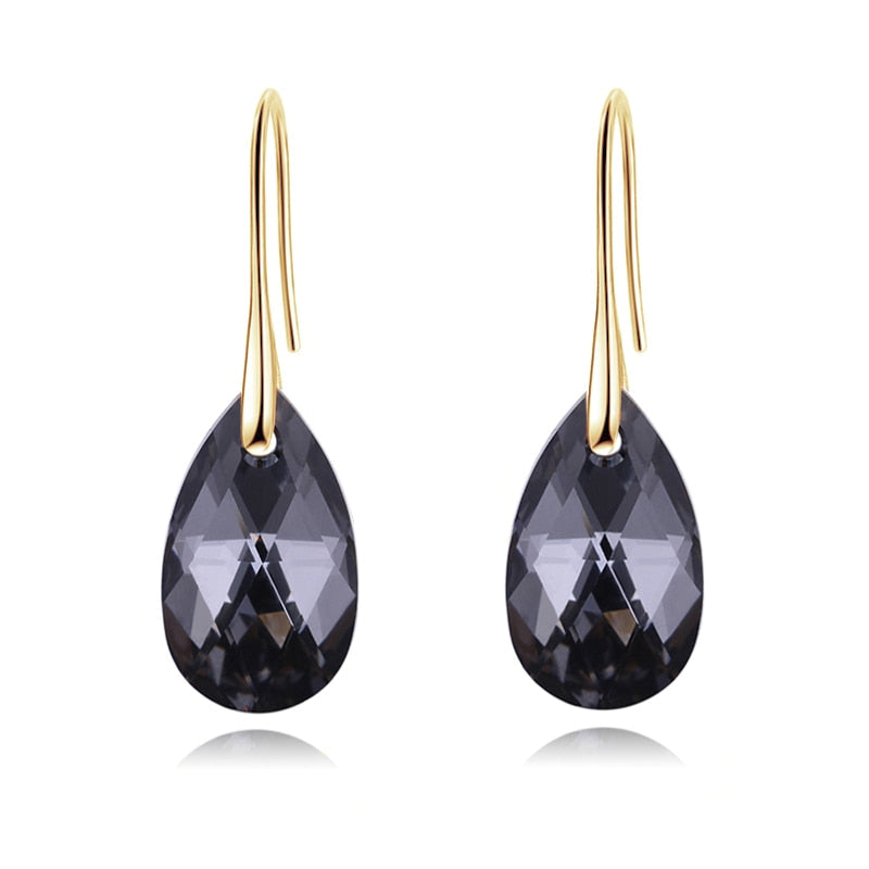 accessories : Teardrop Kristal Oorbellen in van Pantino