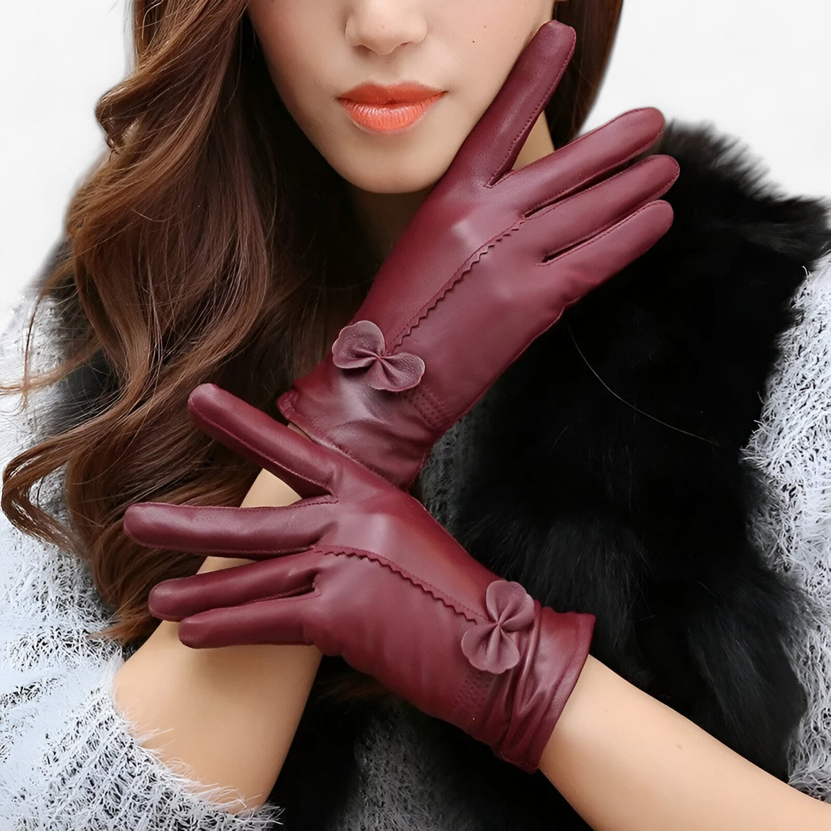 men's fashion : Leah | Luxe leren handschoenen - Warmte en elegantie in van Pantino