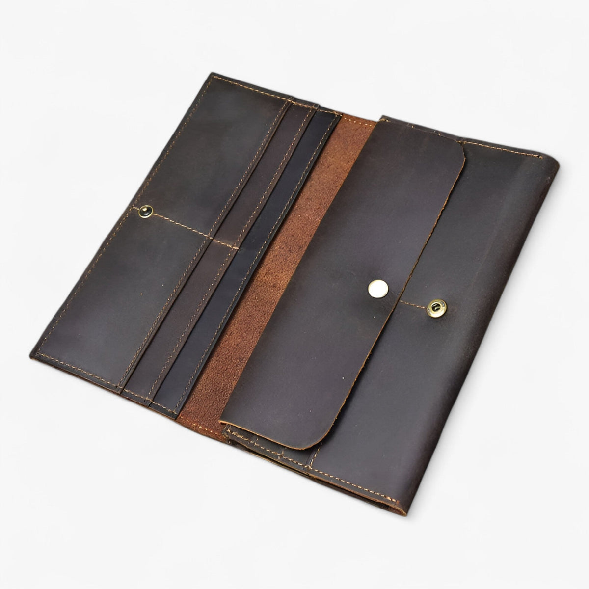 bags : Leren Lange Portemonnee voor Mannen met Grote Telefoonruimte in van Pantinoshop