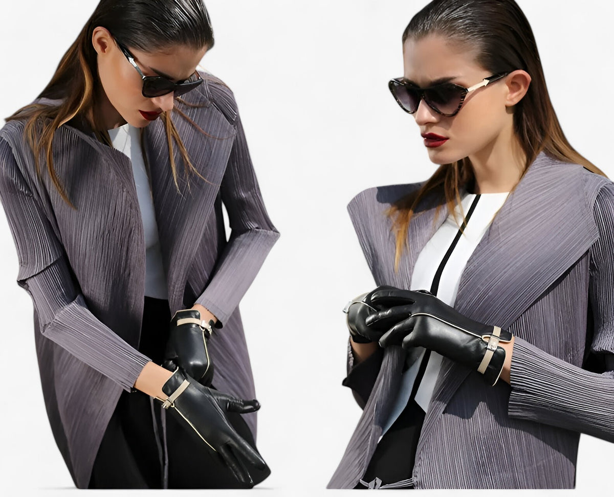 accessories : Jamaica | Trendy Leren Handschoenen voor Vrouwen - Stijlvol & Warm in van Pantino