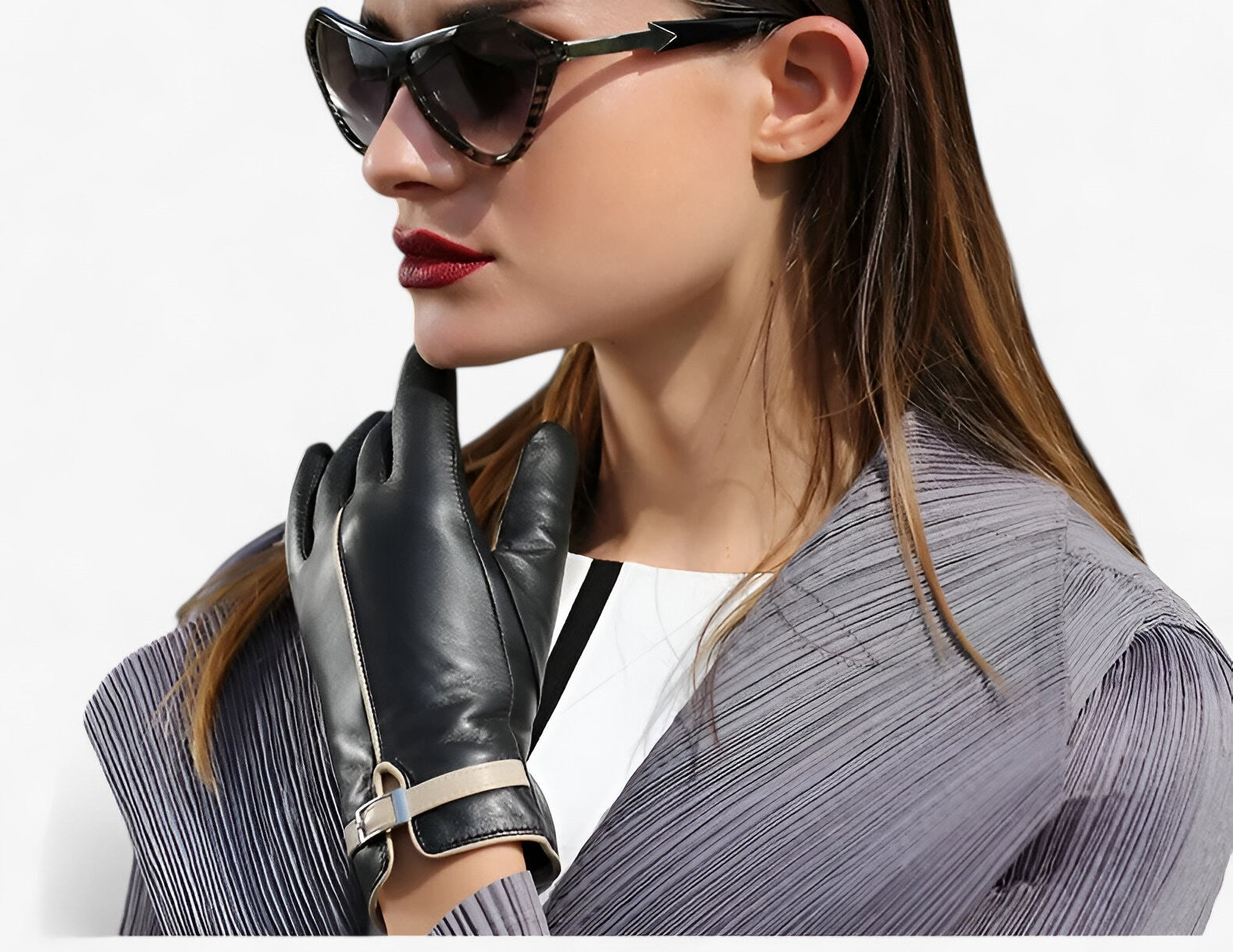 accessories : Jamaica | Trendy Leren Handschoenen voor Vrouwen - Stijlvol & Warm in van Pantino