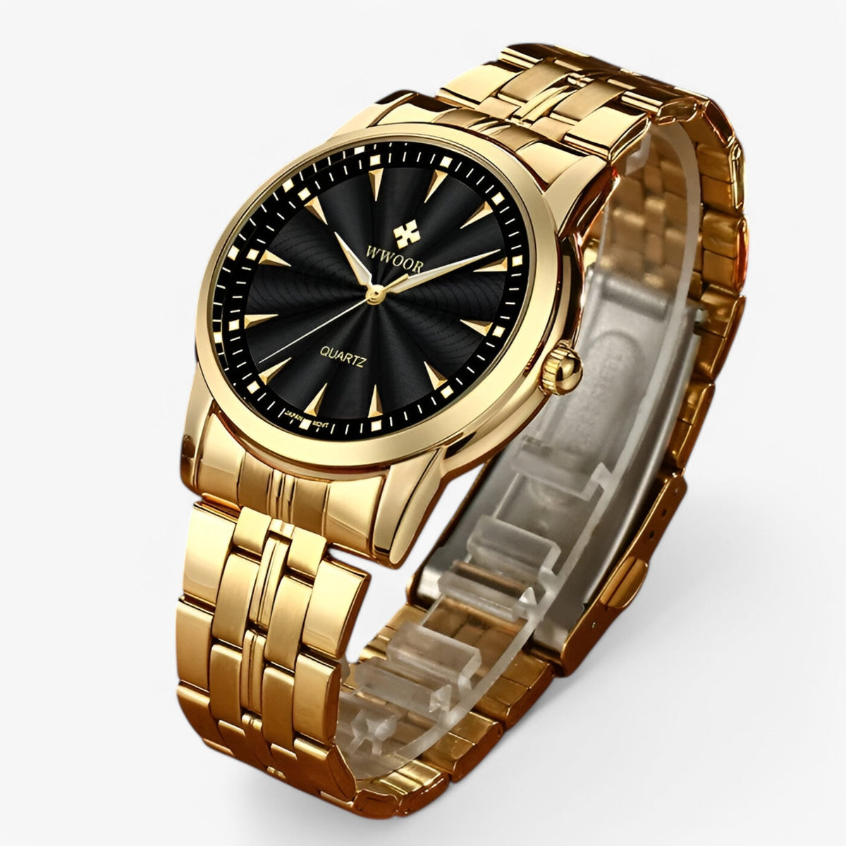 watches : Axel | Luxe roestvrijstalen gouden horloge in van Pantinoshop